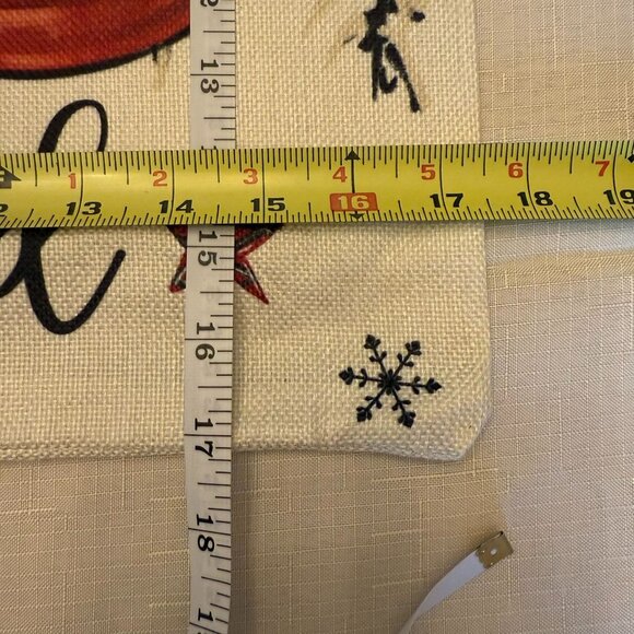 Christmas - Joy To The World - Pillow Cover 17in x 17in Holiday Decor - Picture 7 of 7